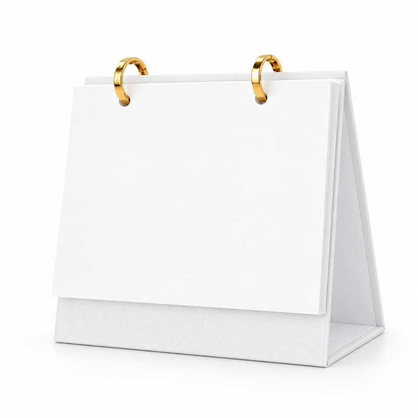 Desk calendar stand